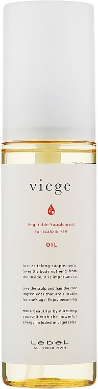 Repairing Hair Oil - Lebel Viege Oil — photo N1