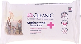 Fragrances, Perfumes, Cosmetics Antibacterial Wet Wipes - Cleanic Antibacterial Travel Pack Refreshing Wet Wipes