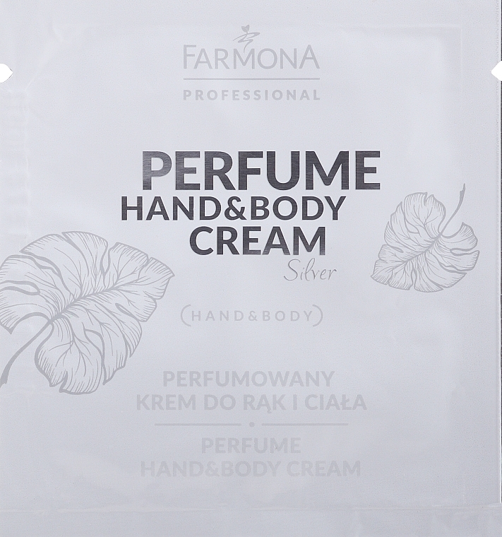 Perfumed Hand & Body Cream - Farmona Professional Perfume Hand&Body Cream Silver (sample) — photo N1