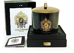 Tiziana Terenzi XIX MARCH Black Glass - Scented Candle with Lid — photo N1