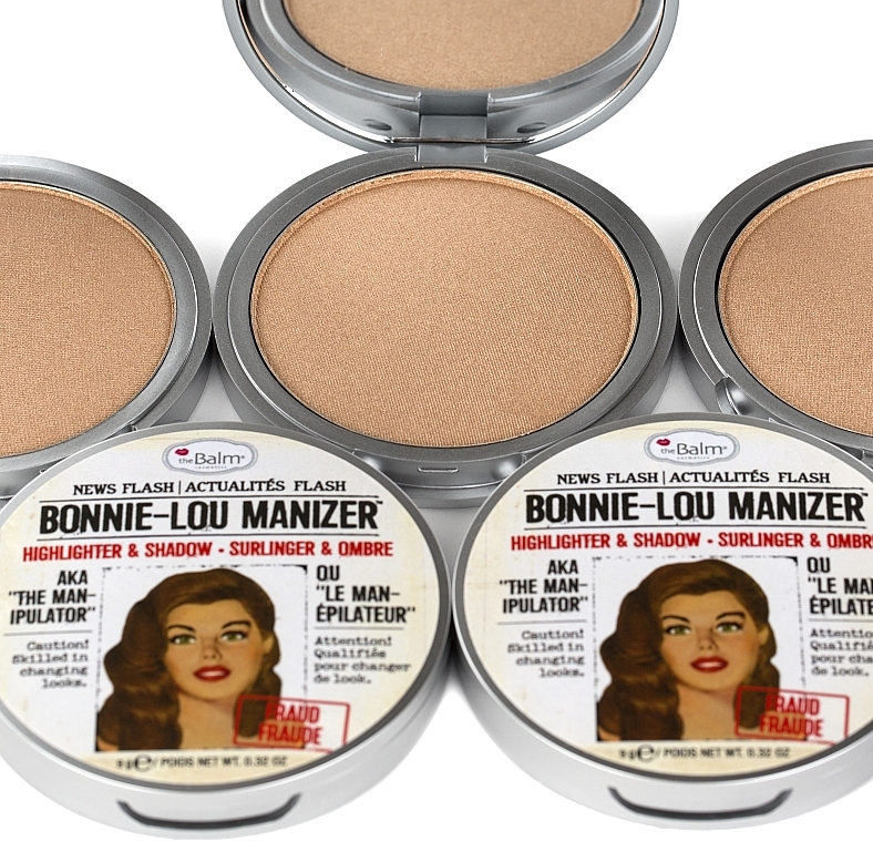 Highlighter, Shimmer and Shadow - theBalm Bonnie-Lou Manizer Highlighter & Shadow — photo N6