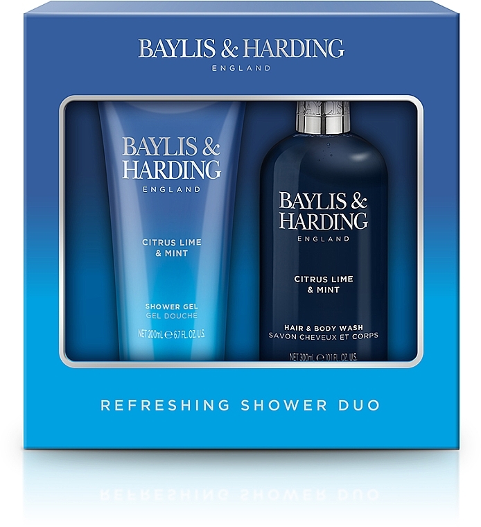 Set - Baylis & Harding Citrus Lime & Mint (sh/gel/200ml + h/b/wash/300ml) — photo N3