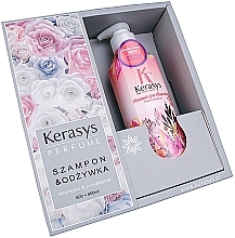 Fragrances, Perfumes, Cosmetics Set - KeraSys Blooming & Flowery (shm/600ml + cond/600ml)