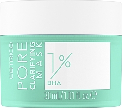 Fragrances, Perfumes, Cosmetics Pore Cleansing Mask - Catrice Pore Clarifying Mask 1% BHA