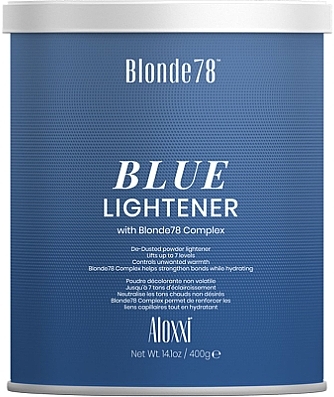 Blue Hair Lightener - Aloxxi Blonde78 — photo N1