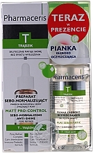 Fragrances, Perfumes, Cosmetics Set - Pharmaceris T (serum/30ml + facial/foam/50ml)