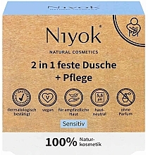 Fragrances, Perfumes, Cosmetics Shower Bar 'Sensitive' - Niyok 2-in-1 Solid Shower Bar