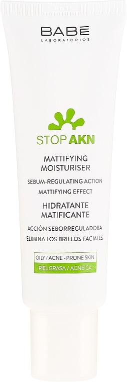 Mattifying Moisturizer - BABÉ Laboratorios Stop Akn Skin Mattifying Moisturiser — photo N2