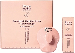 Fragrances, Perfumes, Cosmetics Set - Dermomedica Neuropeptide Growth Hair Nutrition (serum/60ml + massager)