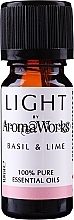 Fragrances, Perfumes, Cosmetics Essential Oil "Basil & Lime" - AromaWorks Light Range Basil and Lime Essential Oil