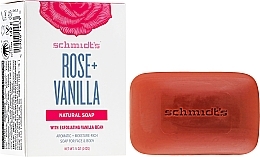 GIFT! Natural Soap - Schmidt's Naturals Bar Soap Rose Vanilla — photo N1