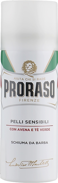 Shaving Foam for Sensitive Skin - Proraso White Shaving Foam — photo N1