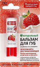 Fragrances, Perfumes, Cosmetics Lip Balm "Strawberry with Cream" - Fito Cosmetic Folk recipes