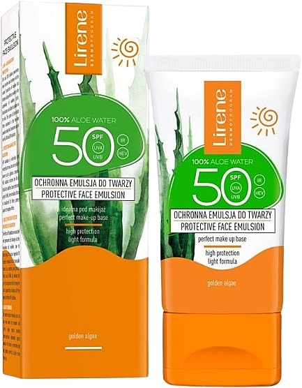 Protective Face Emulsion SPF 50 - Lirene Protection Face Emulsion SPF 50 — photo N1