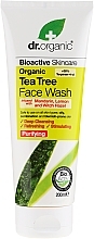 Fragrances, Perfumes, Cosmetics Tea Tree Cleansing Gel - Dr. Organic Tea Tree Face Wash