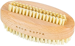 Fragrances, Perfumes, Cosmetics Double-Sided Nail Brush - Acca Kappa Dual-Sided Beechwood Nail Brush