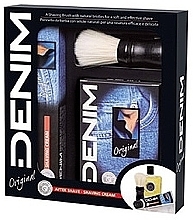 Set - Denim Original (shav/cr/100ml + af/shave/lot/100ml + shav/brush) — photo N2