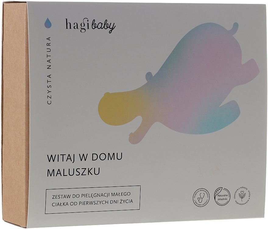 Set - Hagi Baby (oil/150ml + cr/50ml + soap/100g + gel/shm/250ml + b/cr/50ml) — photo N1