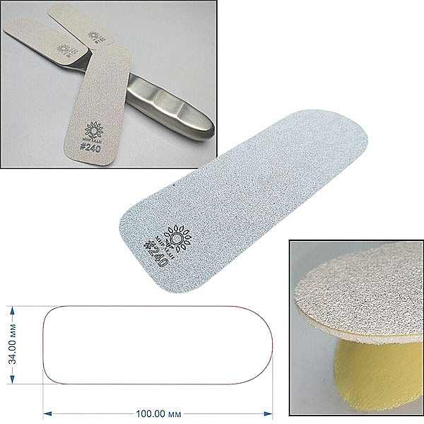 Foot File Tape "Mini", 240 grit - Mir Ledy — photo N2