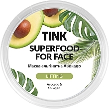 Lifting Alginate Mask "Avocado & Collagen" - Tink SuperFood For Face Alginate Mask — photo N2