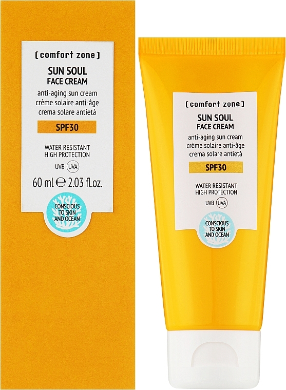 Sun Face Cream - Comfort Zone Sun Soul Face Cream SPF 30 — photo N3