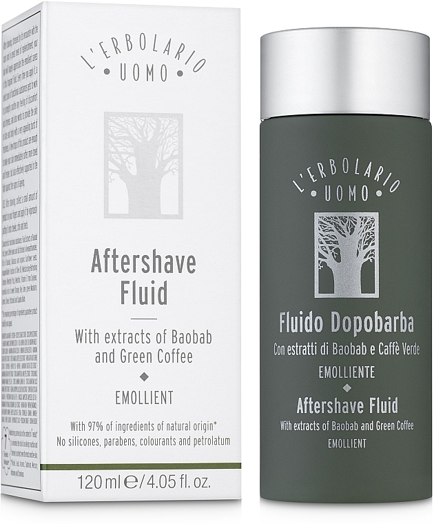 After Shave Fluid "Baobab" - L'erbolario Uomo Baobab Fluido Dopobarba — photo N1