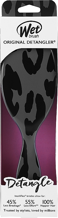 Hair Brush - Wet Brush Original Detangler Safari Leopard — photo N2