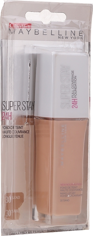 Long-Lasting Foundation - Maybelline 24H Photofix Super Stay Full Coverage Foundation — photo N2