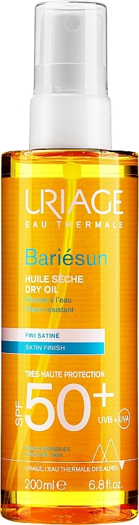 Sunscreen Dry Body Oil Spray - Uriage Bariesun Dry Oil SPF50 — photo N1