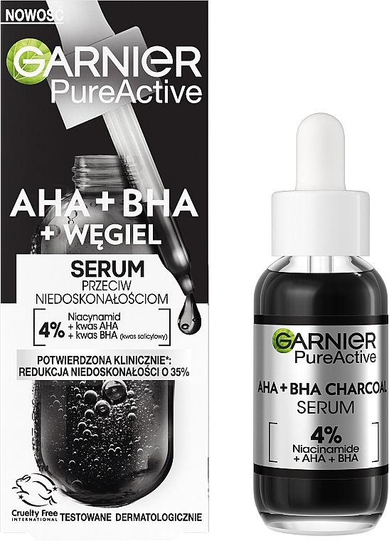 Anti-Blemish Serum with 4% Niacinamide + AHA + BHA - Garnier Pure Active — photo N3