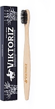 Bamboo Toothbrush "Bamboo Charcoal" - Viktoriz New York — photo N1