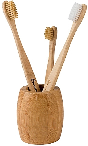 Bamboo Toothbrushes Holder - Curanatura — photo N1