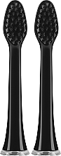 Electric Toothbrush Heads, black, 2 pcs - Smiley Pro White Carbon Clean — photo N1