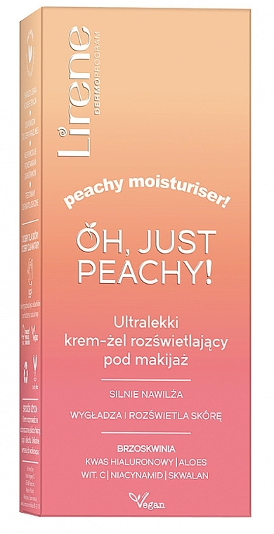 Ultralight Cream-Gel for Glowy Makeup - Lirene Oh, Just Peachy! — photo N1