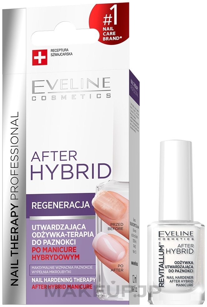 Nail Strengthening Conditioner - Eveline Cosmetics After Hybrid Manicure  — photo 12 ml