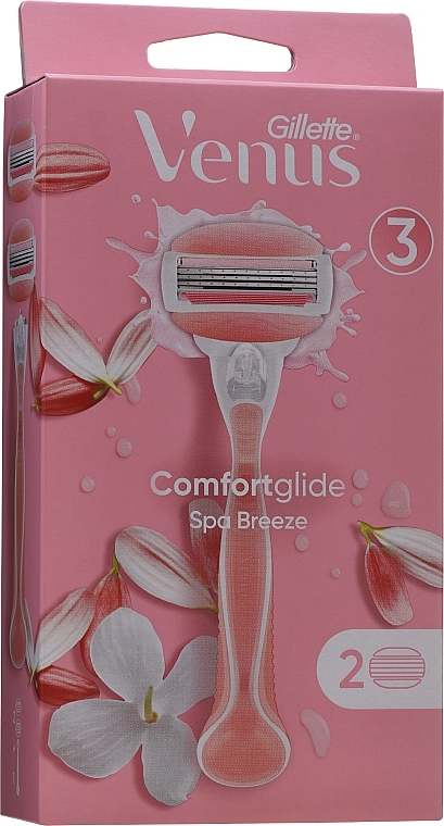 Razor with 2 Replaceable Cartridges - Gillette Venus SPA Breeze — photo N1