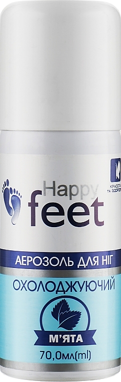 Cooling Mint Foot Spray - Happy Feet — photo N1