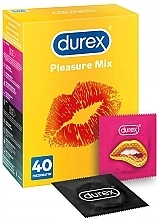 Fragrances, Perfumes, Cosmetics Condom Set, 40 pcs - Durex Pleasure Mix