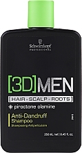 Fragrances, Perfumes, Cosmetics Anti-Dandruff Shampoo - Schwarzkopf Professional 3D Men Piroctone Olamine Anti-Dandruff Shampoo