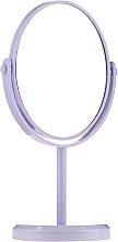 Fragrances, Perfumes, Cosmetics Oval Stand Mirror 85710, lilac - Top Choice Beauty Collection Mirror