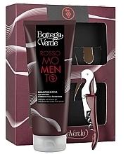 Bottega Verde Rosso Momento - Set (sh/gel/200ml + acc/1pc) — photo N1