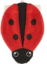 Kids Puppet Bath Sponge 'Ladybug Martin' - Fuernis Wash Glove Big — photo N1