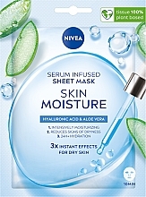 Fragrances, Perfumes, Cosmetics Moisturizing Sheet Face Mask - Nivea Skin Moisture