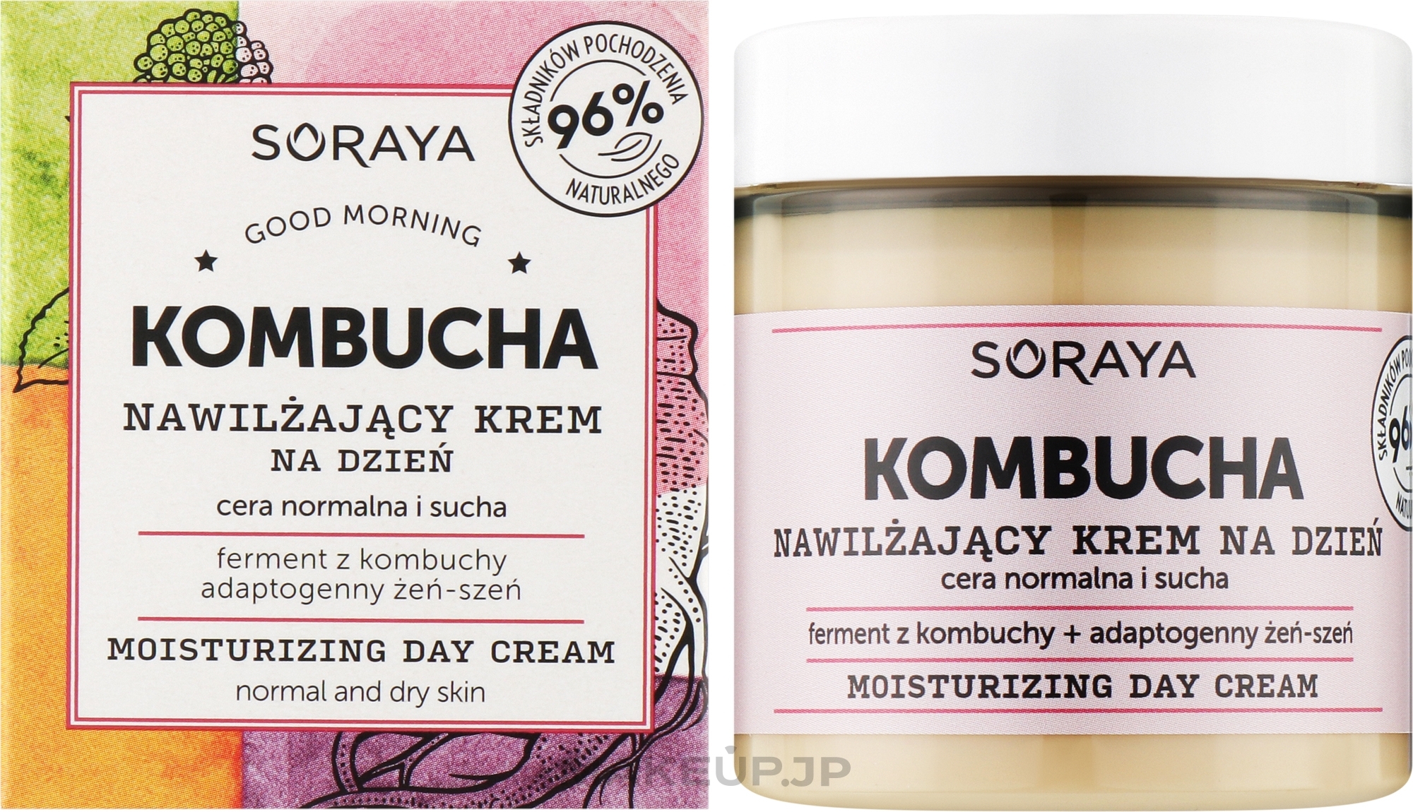 Moisturising Day Cream for Normal & Dry Skin - Soraya Kombucha Moisturizing Day Cream — photo 75 ml