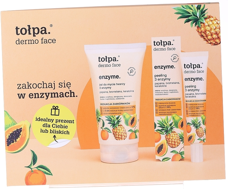 Set - Tolpa Dermo Face Enzyme (cl/gel/150ml+peel/40ml) — photo N1