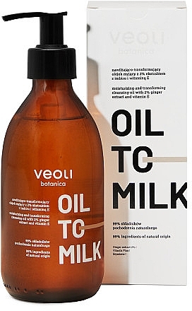 Moisturizing & Transforming Body Cleansing Oil - Veoli Botanica Oil To Milk — photo N2