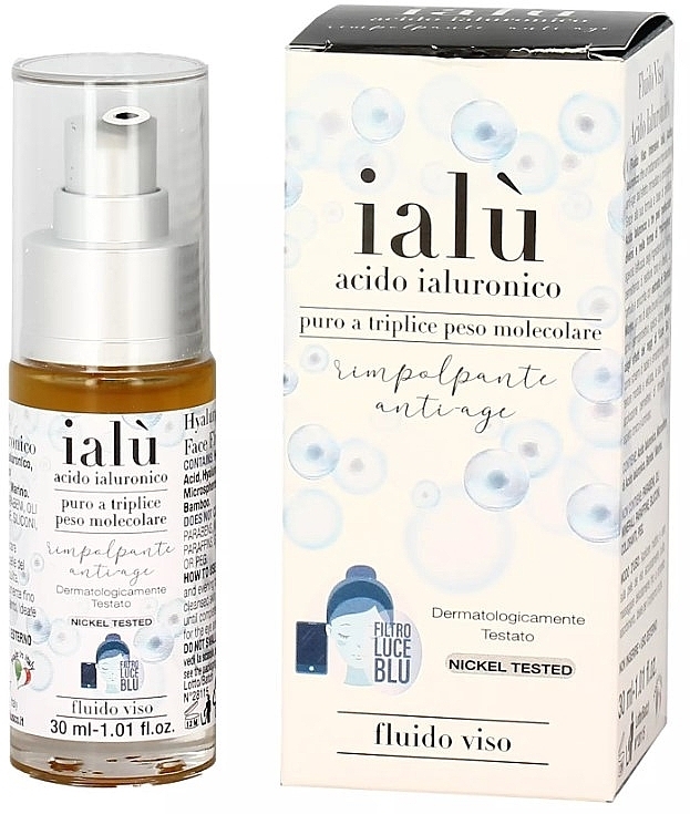 Anti-Aging Face Fluid with Hyaluronic Acid - La Dispensa Ialu — photo N1