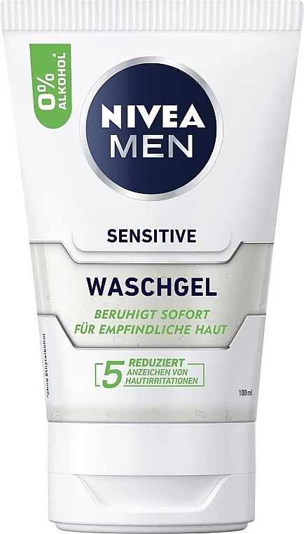 Men Face Cleansing Gel for Sensitive Skin - NIVEA MAN Sensitive — photo N1