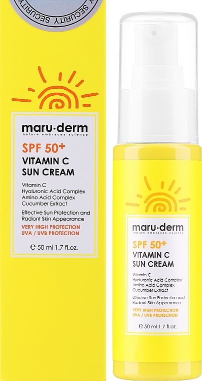 Vitamin C Sunscreen - Maruderm Cosmetics Vitamin C Sun Cream SPF 50 — photo N2