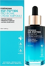 Rejuvenating Peptide Face Cream Serum - Fortheskin EGF-Peptide Pro Biome Cream Ampoule — photo N1
